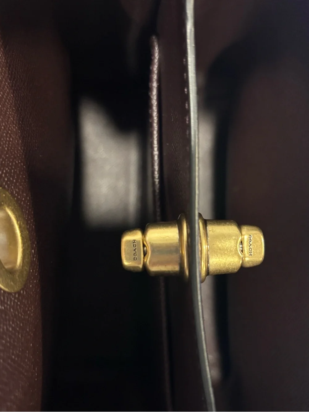 Coach black leather bucket/ Shoulder Bag